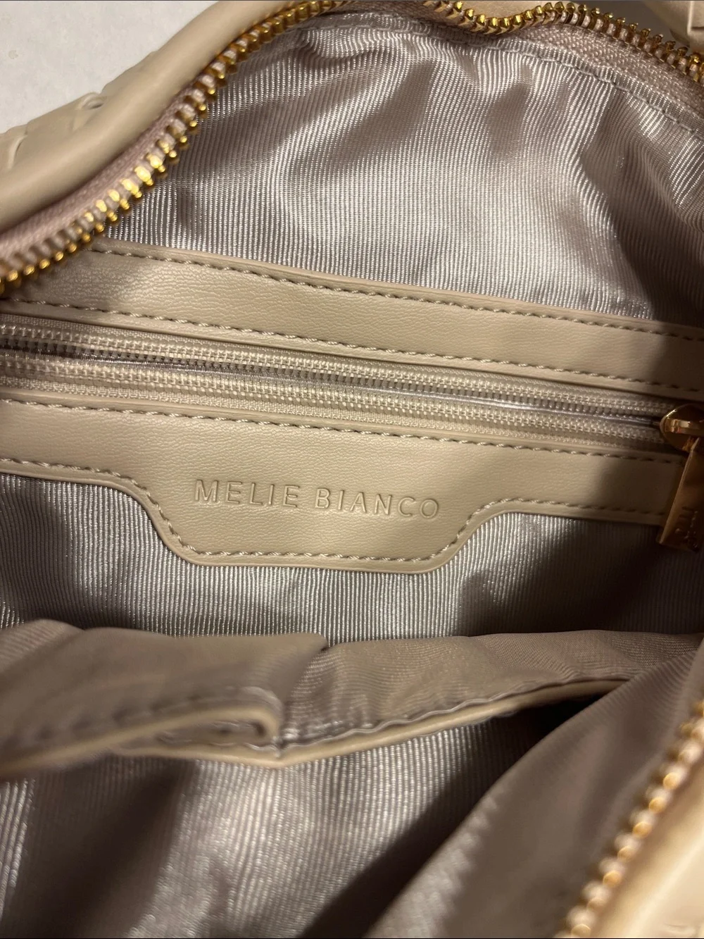 Anthropologie The Brigitte Cream Woven Bag Purse
